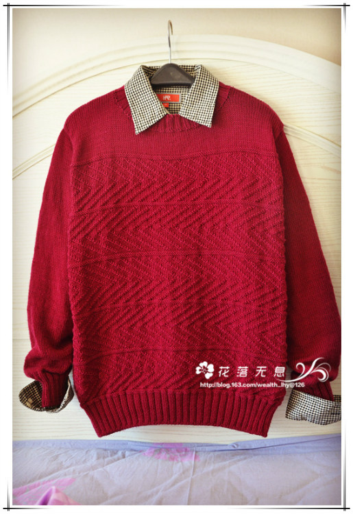 【花落無息】 致遠 -仿小熊翻譯——藍巨人 超級好看人見人愛的男裝套頭衫（2015.26） - 花落無息 - 花落無息