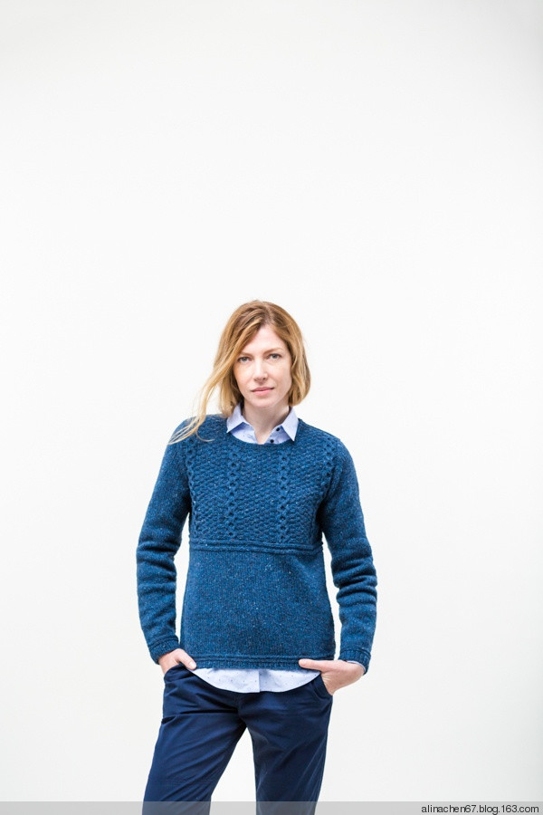 Alvy Modern Gansey Pullover - Alina - 艾蓮娜