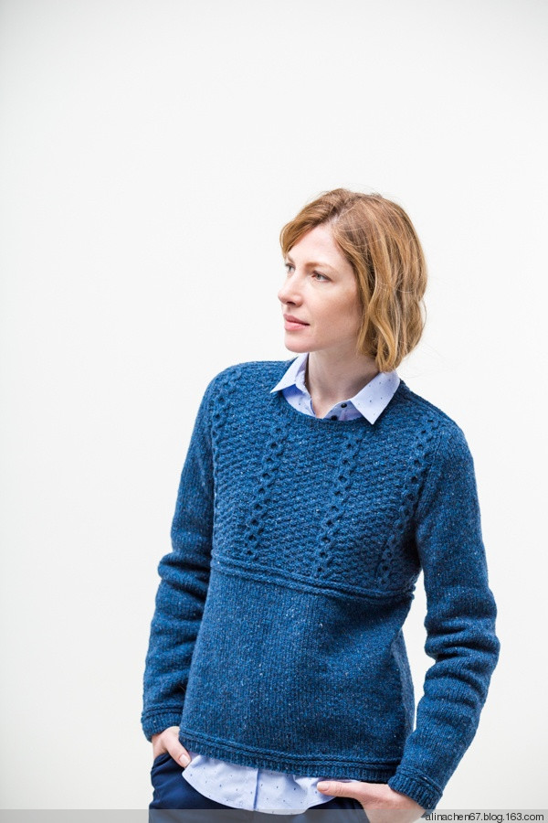 Alvy Modern Gansey Pullover - Alina - 艾蓮娜