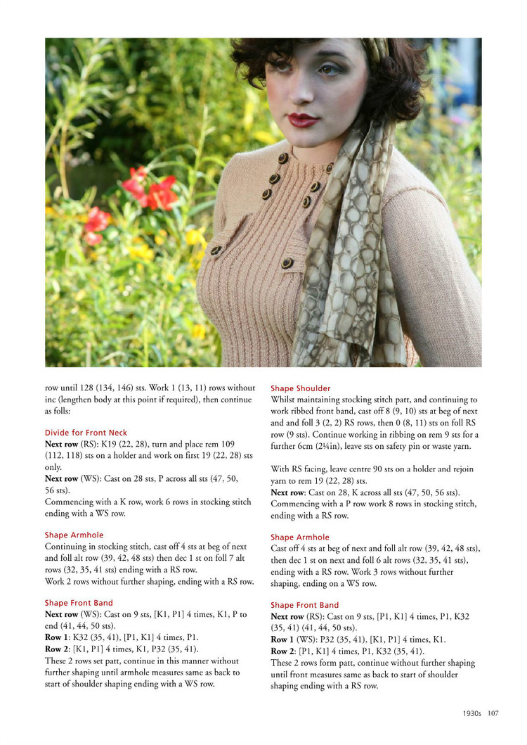 A Stitch in Time :Vintage Knitting Patterns 1930-1959, Vol.2 - 輕描淡寫 - 輕描淡寫