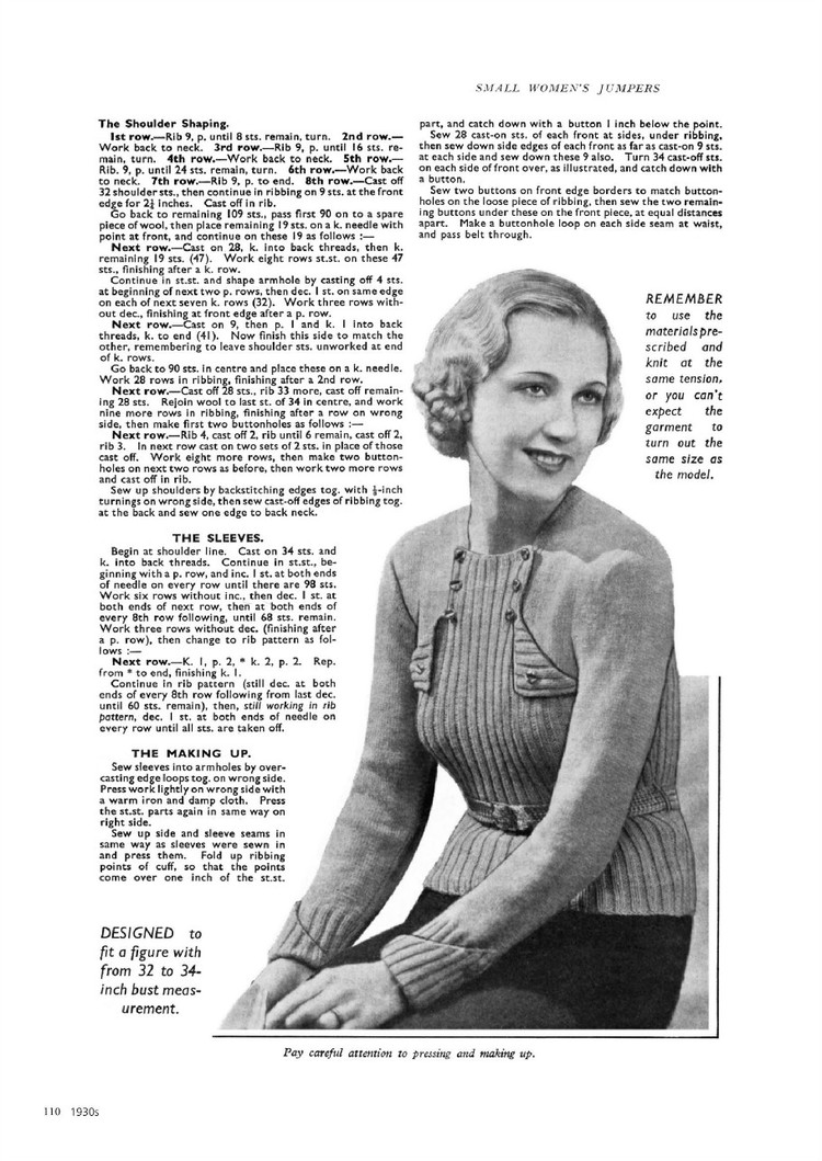 A Stitch in Time :Vintage Knitting Patterns 1930-1959, Vol.2 - 輕描淡寫 - 輕描淡寫