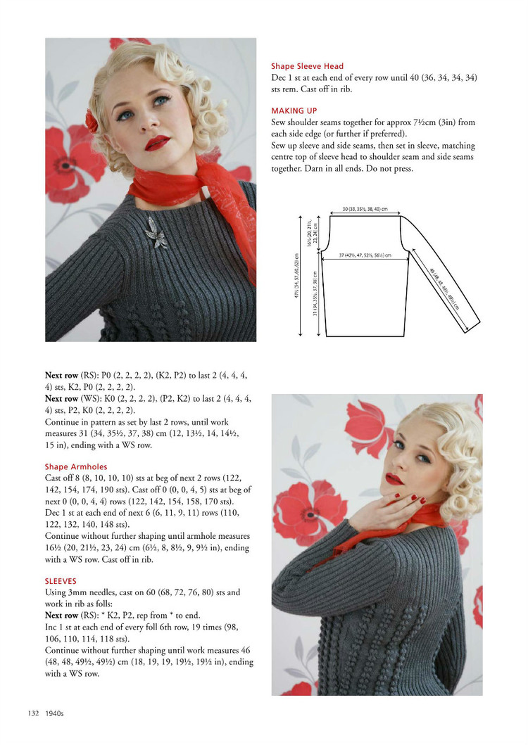 A Stitch in Time :Vintage Knitting Patterns 1930-1959, Vol.2 - 輕描淡寫 - 輕描淡寫