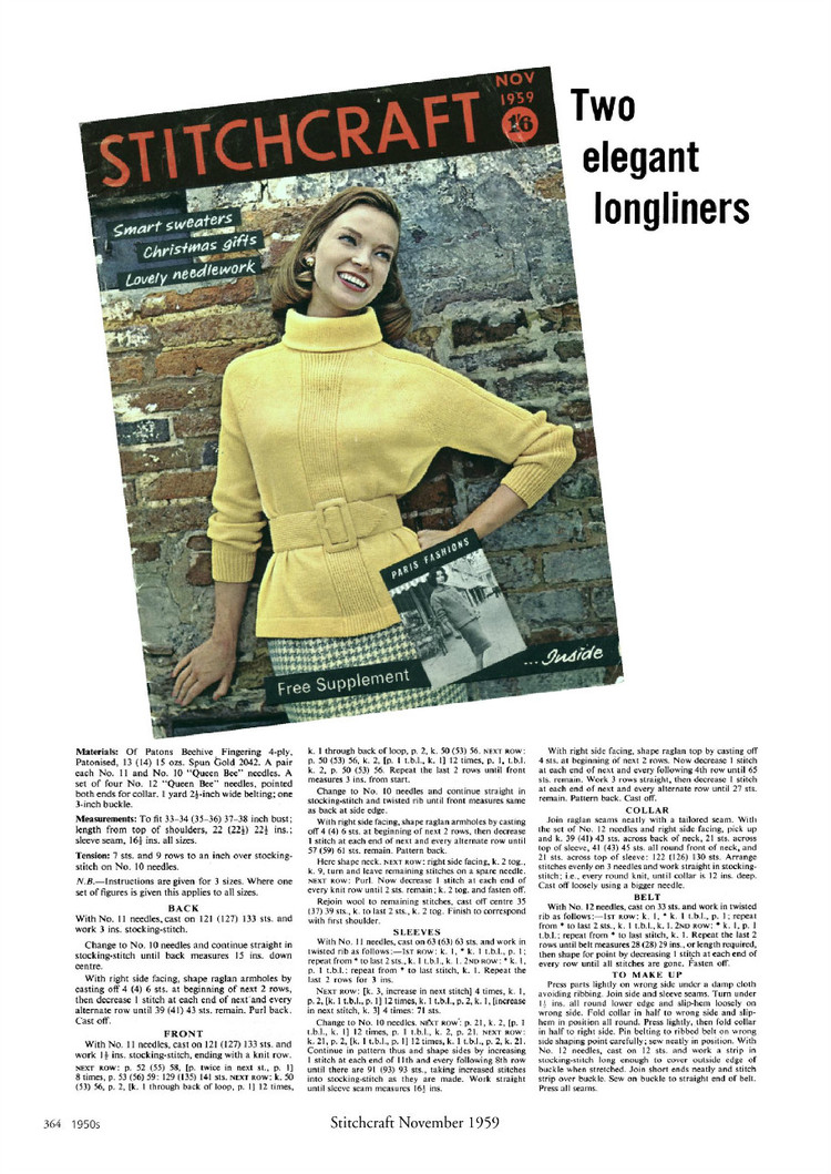 A Stitch in Time :Vintage Knitting Patterns 1930-1959, Vol.2 - 輕描淡寫 - 輕描淡寫