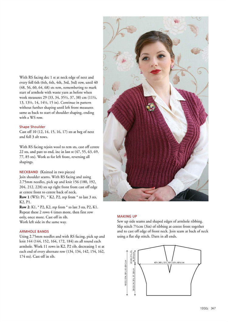 A Stitch in Time :Vintage Knitting Patterns 1930-1959, Vol.2 - 輕描淡寫 - 輕描淡寫