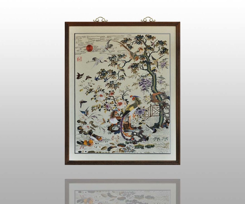 古樸典雅的刺繡掛屏    13 - h_x_y_123456 - 何曉昱的文化藝術(shù)博客