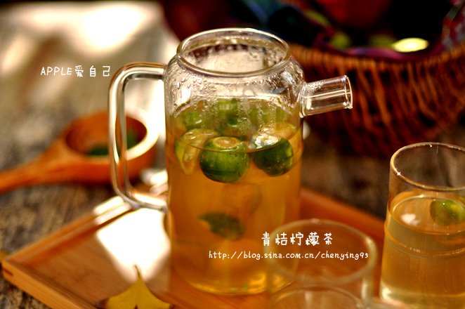 暖暖的。【賢惠妞?<wbr>?<wbr>大冬天不可錯過?<wbr>青桔檸檬茶做法】