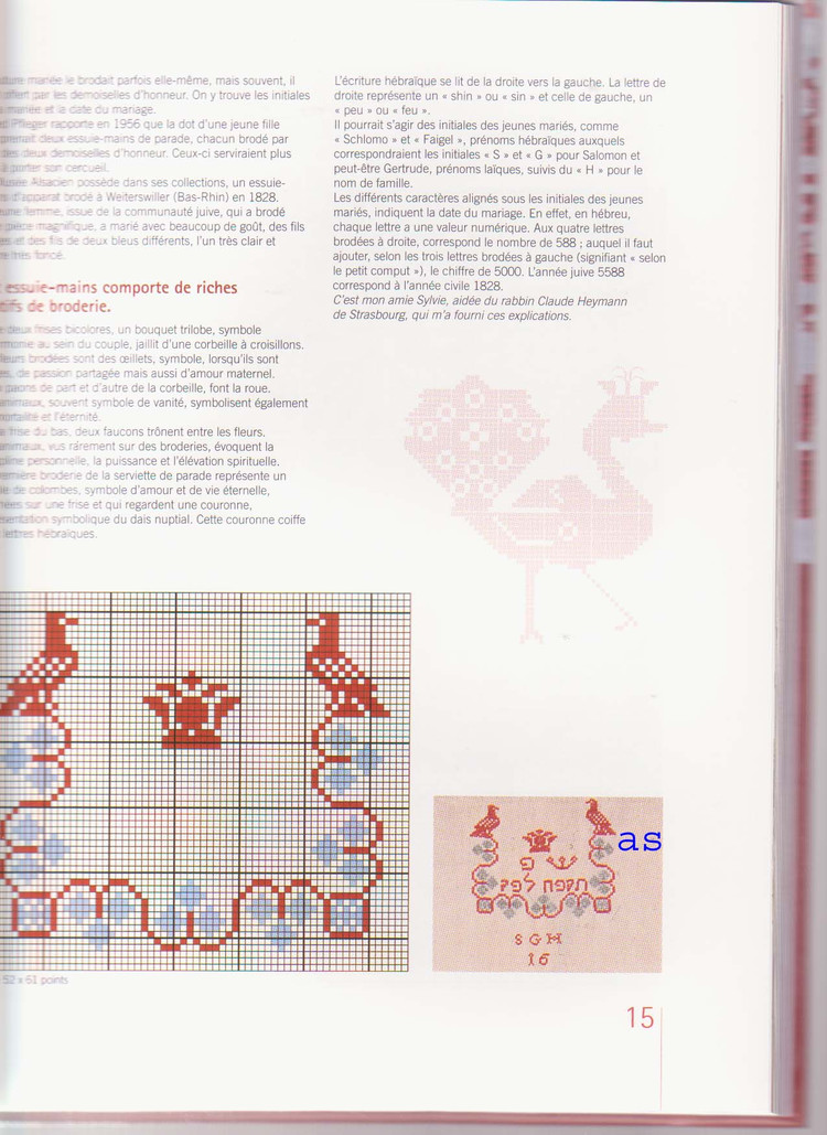 Broderies au point de croix et traditions en Alsace 2008 - 壹一 - 壹一的博客