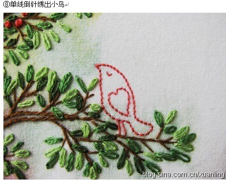 [轉載]原創手繪十刺繡教程鈥斺斔募