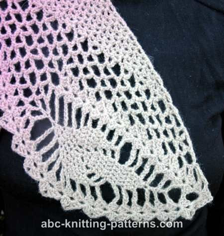 Dawn in the Woods Shawl by Elaine Phillips - Daliute -