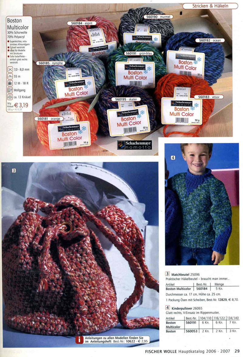 fischer wolle Anleitungsheft.2006/2007 - li98929 - 老妖兒的博客