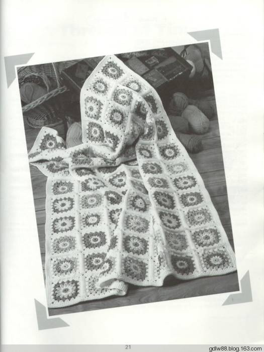 The Ultimate Book Of Scrap Afghans(1) - 木棉花 - 雨茫茫，霧茫茫，盼望花開，花已落……
