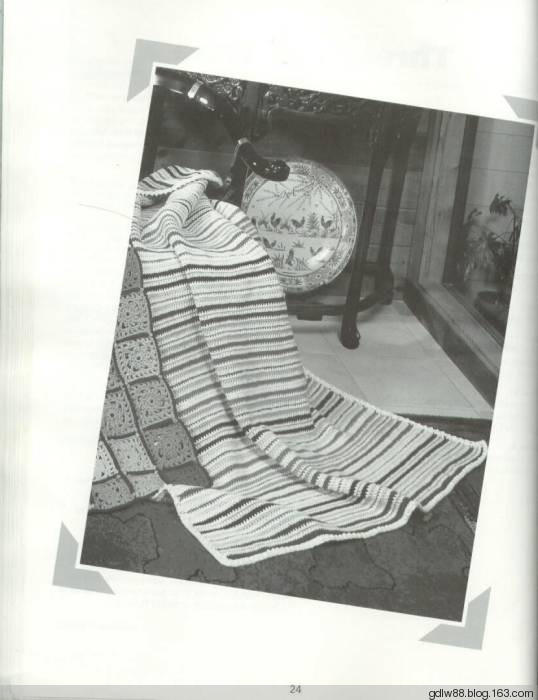 The Ultimate Book Of Scrap Afghans(1) - 木棉花 - 雨茫茫，霧茫茫，盼望花開，花已落……