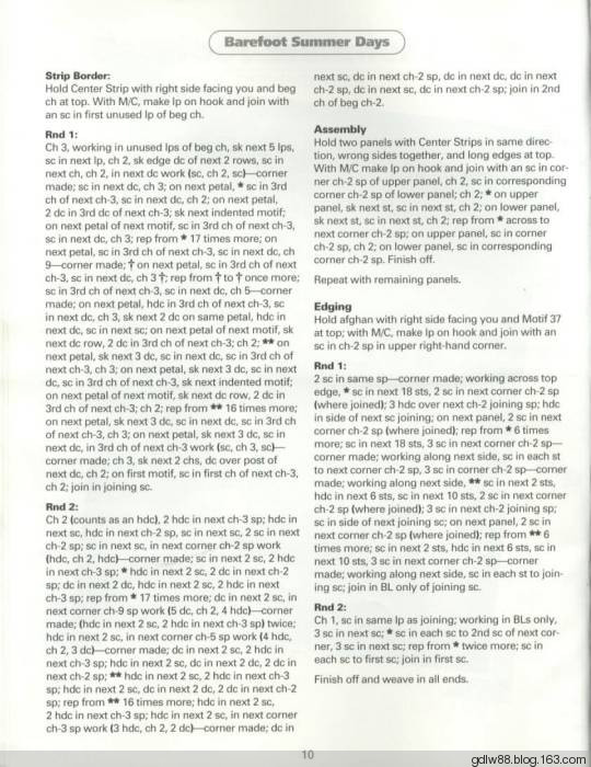 The Ultimate Book Of Scrap Afghans(1) - 木棉花 - 雨茫茫，霧茫茫，盼望花開，花已落……