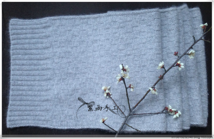 1405--簡約--仿LV的圍巾 - 紫雨 - 紫雨