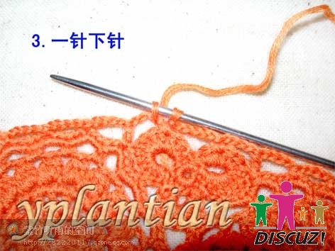 “菊影”一線連（一片藍(lán)天老師的教程） - 明天 - 明天更美好