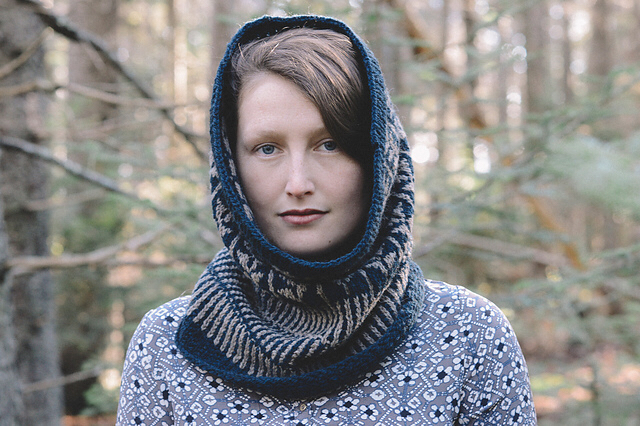 美美的圍脖--Flying Geese Cowl (Quinceco.)(2016.01) - Tina - Tina的手工編織的博客