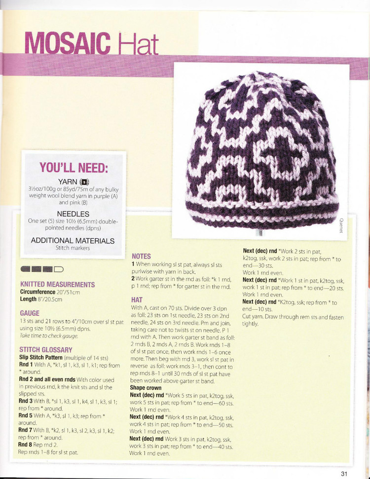 Knit Simple： 50 Hats  Caps to Knit - 輕描淡寫 - 輕描淡寫