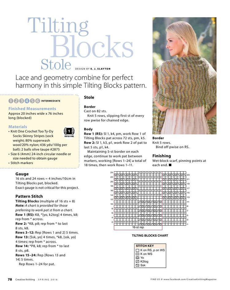 Creative Knitting  Spring 2016 - 輕描淡寫 - 輕描淡寫