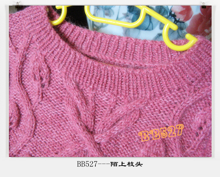 陌上枝頭----中童套頭毛衣 - BB527 - bb527快樂編織之旅
