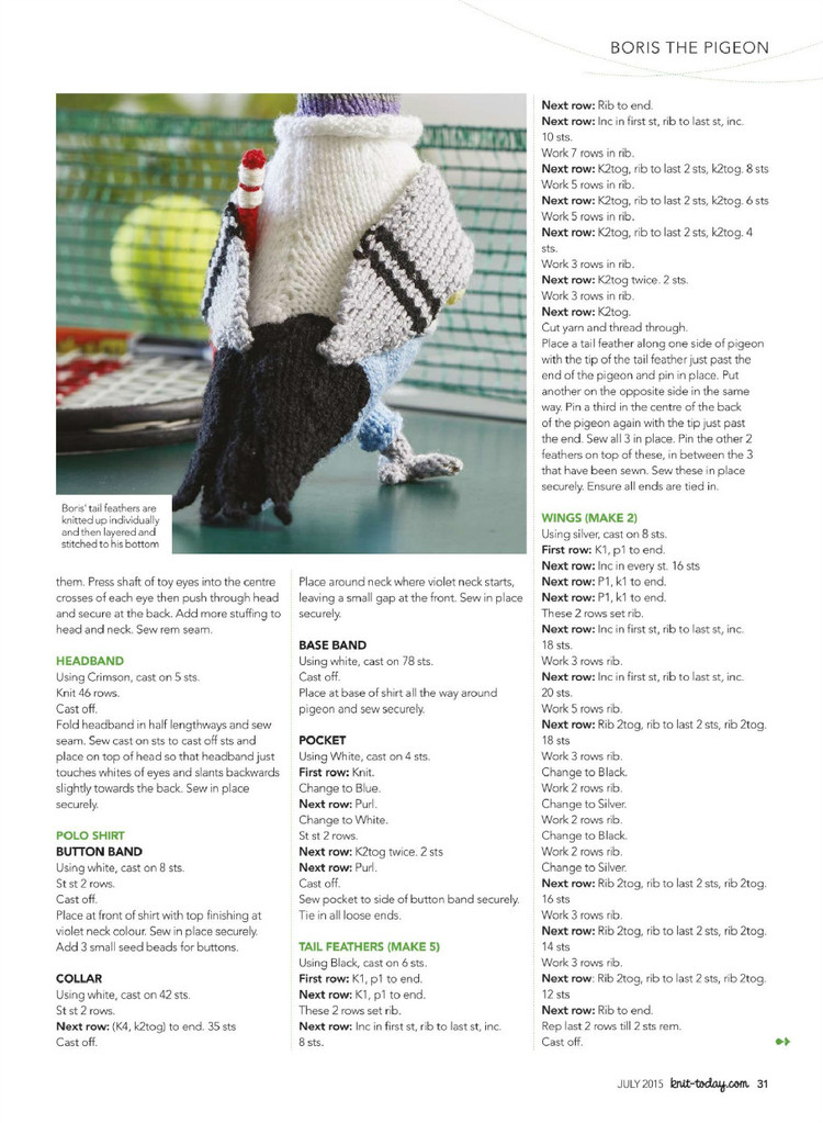 Knit Today Issue 113 2015 - 輕描淡寫 - 輕描淡寫