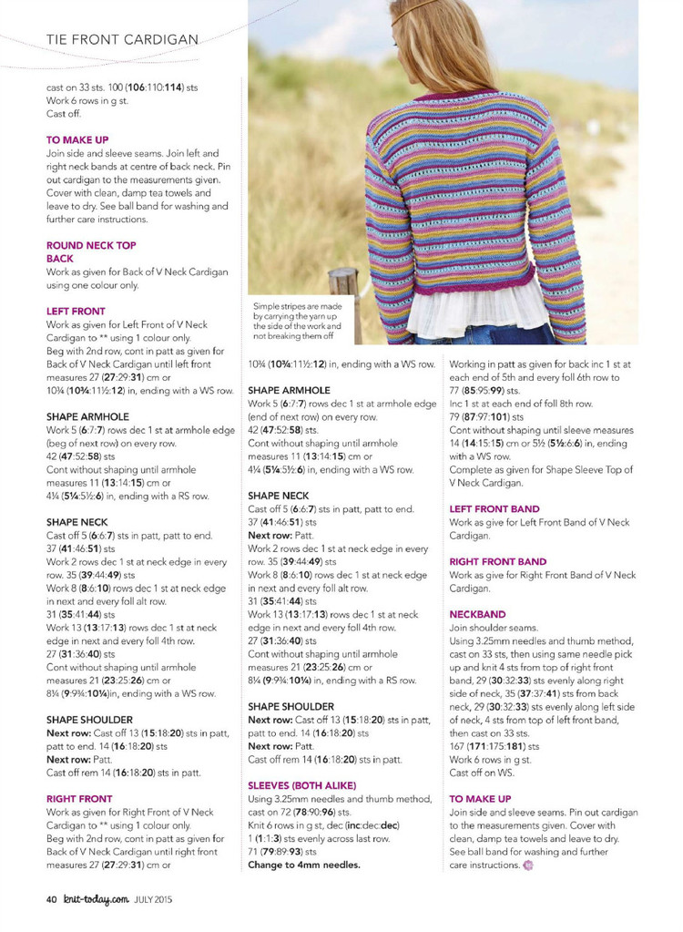 Knit Today Issue 113 2015 - 輕描淡寫 - 輕描淡寫